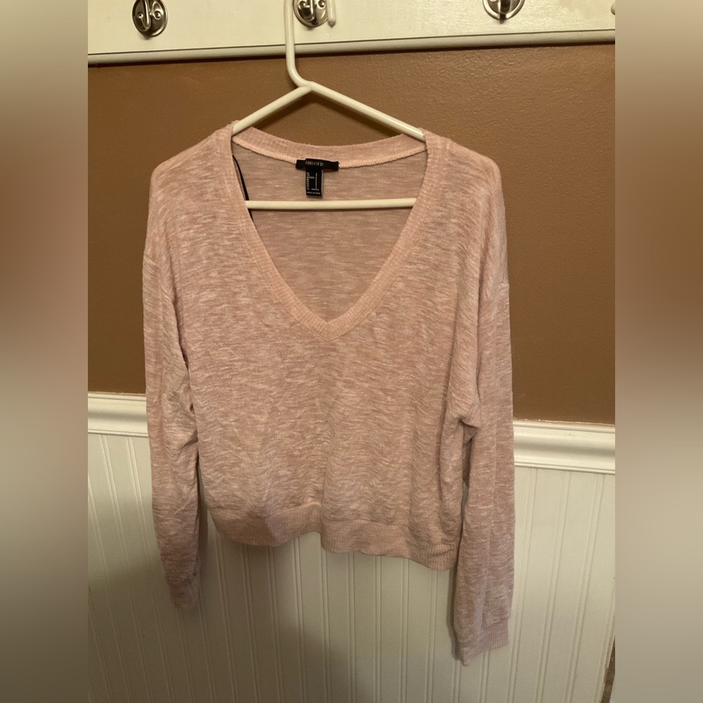 Forever 21 pink sweater